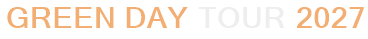 Green Day Tour 2027